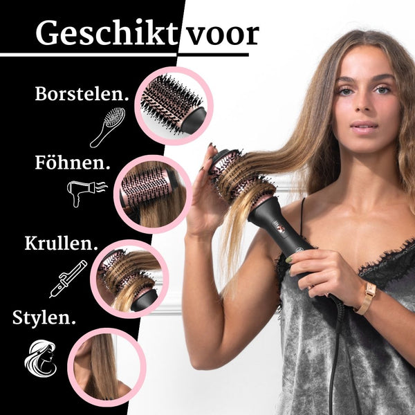 VolumAir Föhnborstel - 4-in-1 Stijborstel