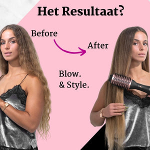 VolumAir Föhnborstel - 4-in-1 Stijborstel