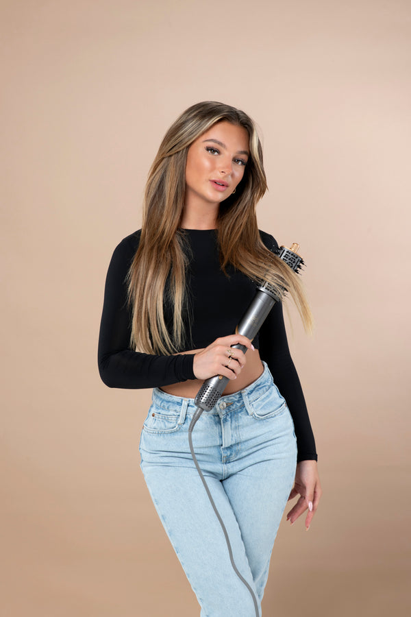 Mellian MysticBlow Airstyler - Föhnborstel 8 in 1 - Multistyler Föhn met Diffuser - Stijlborstel - Krulborstel