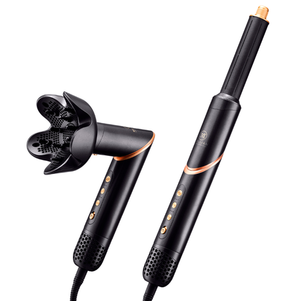 Mellian MysticBlow Airstyler - Föhnborstel 8 in 1 - Multistyler Föhn met Diffuser - Stijlborstel - Krulborstel