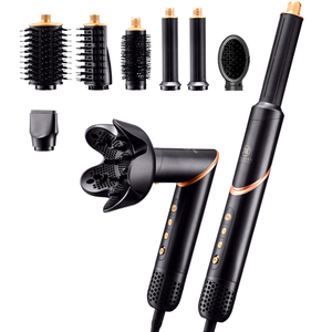 Mellian MysticBlow Airstyler - Föhnborstel 8 in 1 - Multistyler Föhn met Diffuser - Stijlborstel - Krulborstel